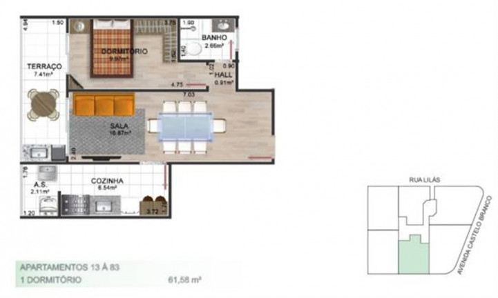 Imagem Apartamento com 2 Quartos à Venda, 80 m² em Jardim Real - Praia Grande Imagem Apartamento com 2 Quartos à Venda, 80 m² em Jardim Real - Praia Grande