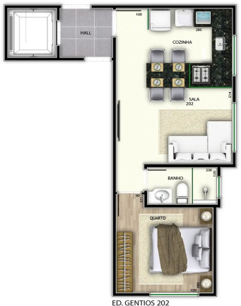 Imagem Apartamento com 1 Quarto à Venda, 36 m² em Luxemburgo - Belo Horizonte Imagem Apartamento com 1 Quarto à Venda, 36 m² em Luxemburgo - Belo Horizonte