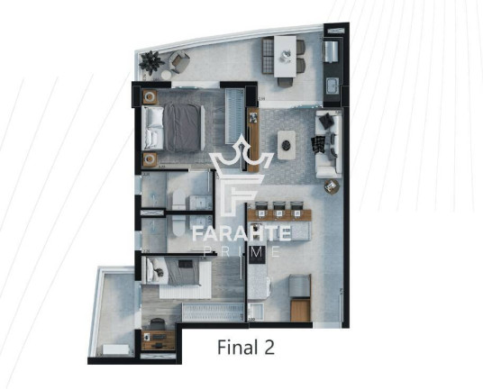 Imagem Apartamento com 1 Quarto à Venda, 66 m² em Gonzaga - Santos Imagem Apartamento com 1 Quarto à Venda, 66 m² em Gonzaga - Santos