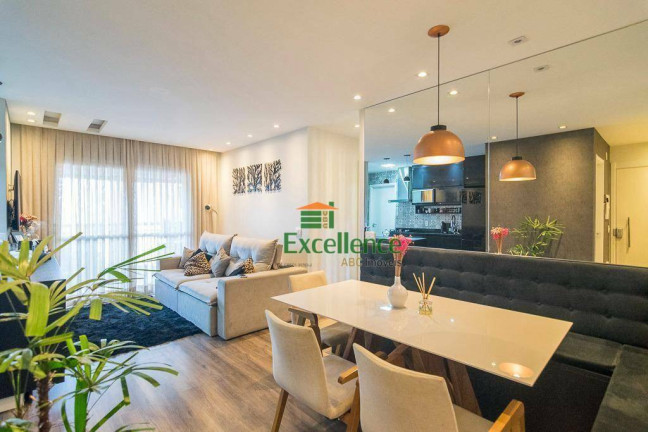 Apartamento com 3 Quartos à Venda, 88 m² em Campestre - Santo André