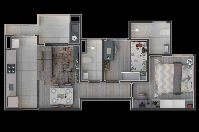 Imagem Apartamento com 2 Quartos à Venda, 52 m² em Vila Urupês - Suzano Imagem Apartamento com 2 Quartos à Venda, 52 m² em Vila Urupês - Suzano