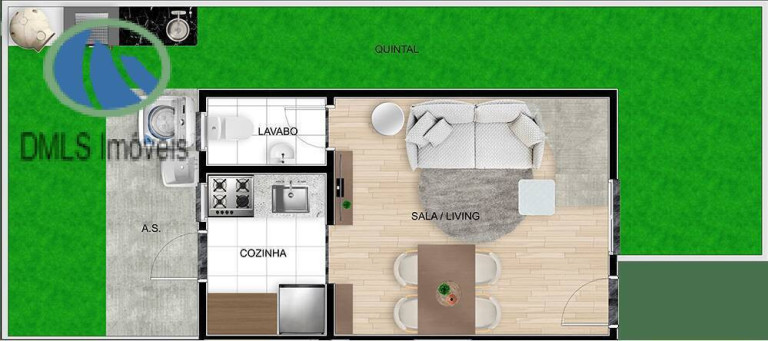 Imagem Casa com 2 Quartos à Venda, 60 m² em Centreville - Cotia Imagem Casa com 2 Quartos à Venda, 60 m² em Centreville - Cotia