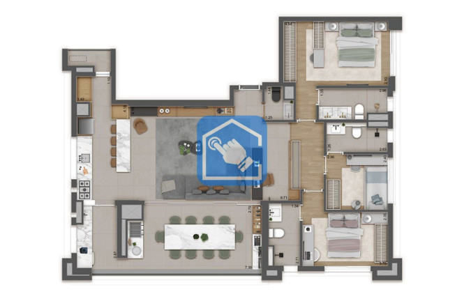 Imagem Apartamento com 3 Quartos à Venda, 127 m² em Aclimação - São Paulo