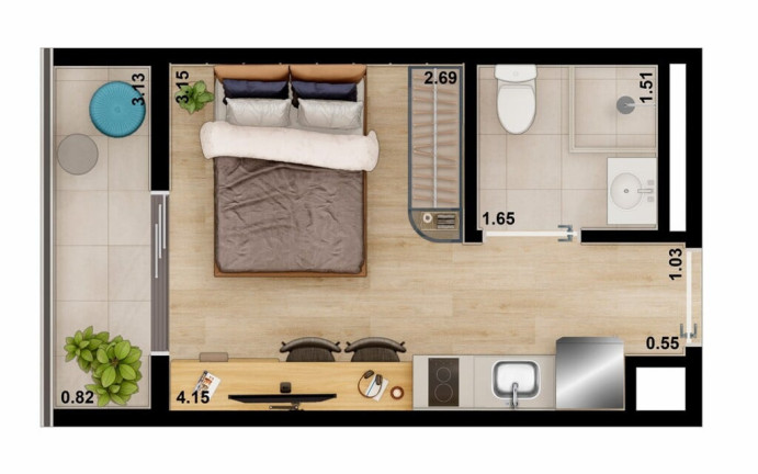Imagem Imóvel com 1 Quarto à Venda, 19 m² em Vila Clementino - São Paulo Imagem Imóvel com 1 Quarto à Venda, 19 m² em Vila Clementino - São Paulo