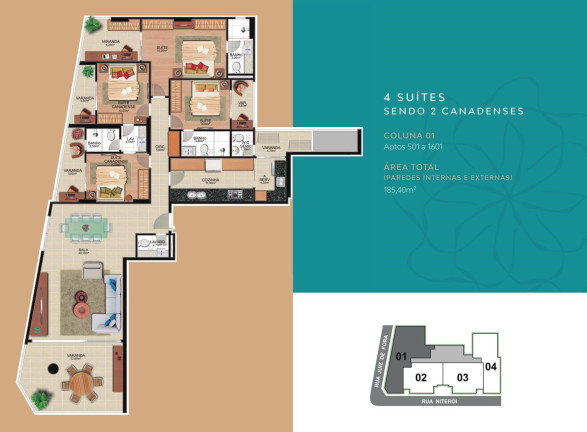 Imagem Apartamento com 4 Quartos à Venda, 185 m² em Praia Do Morro - Guarapari Imagem Apartamento com 4 Quartos à Venda, 185 m² em Praia Do Morro - Guarapari
