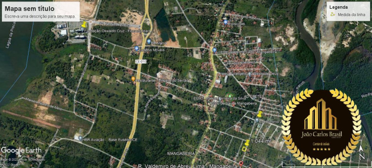 Imagem Terreno à Venda, 1.044 m² em Mangabeira - Eusébio Imagem Terreno à Venda, 1.044 m² em Mangabeira - Eusébio
