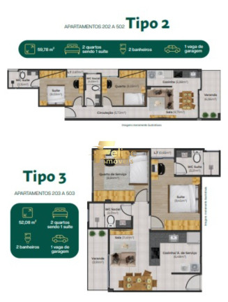 Imagem Imóvel com 2 Quartos à Venda, 52 m² em Praia Do Morro - Guarapari