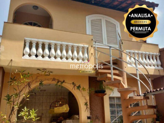 Sobrado com 3 Quartos à Venda, 240 m² em Campestre - Santo André