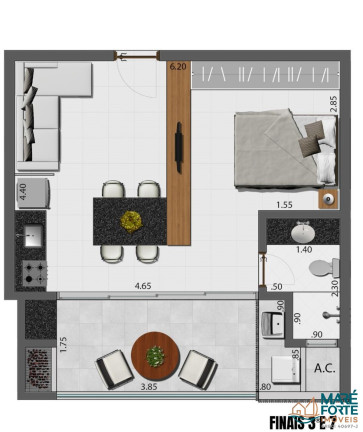 Imagem Apartamento com 1 Quarto à Venda, 42 m² em Perequê Açu - Ubatuba Imagem Apartamento com 1 Quarto à Venda, 42 m² em Perequê Açu - Ubatuba