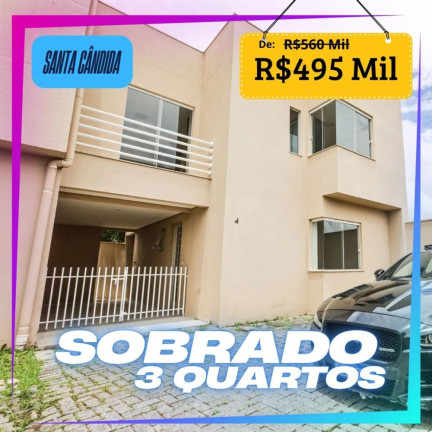 Imagem Sobrado com 3 Quartos à Venda, 92 m² em Santa Cândida - Curitiba Imagem Sobrado com 3 Quartos à Venda, 92 m² em Santa Cândida - Curitiba