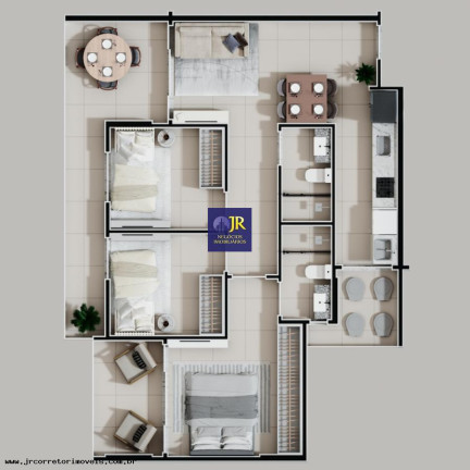 Imagem Imóvel com 3 Quartos à Venda, 83 m² em Praia De Itaparica - Vila Velha