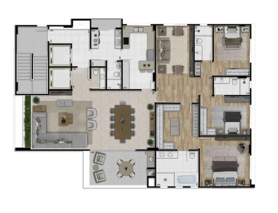 Imagem Apartamento com 3 Quartos à Venda, 225 m² em Cabral - Curitiba Imagem Apartamento com 3 Quartos à Venda, 225 m² em Cabral - Curitiba