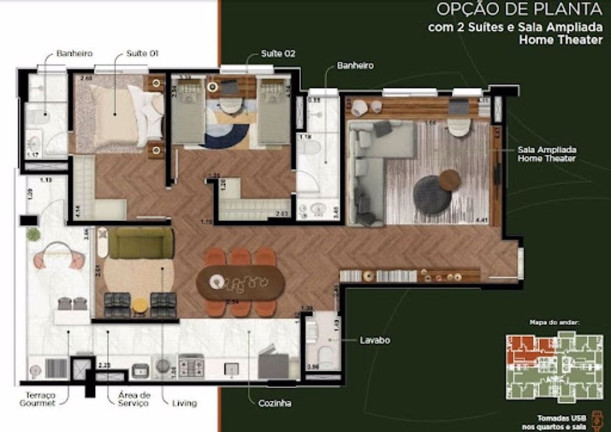 Imagem Apartamento com 2 Quartos à Venda, 69 m² em Alvinópolis - Atibaia Imagem Apartamento com 2 Quartos à Venda, 69 m² em Alvinópolis - Atibaia