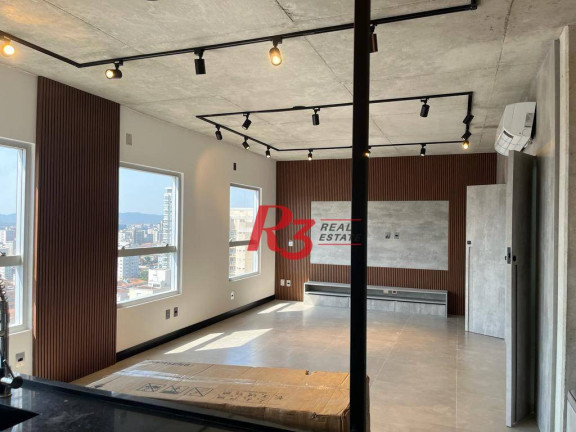 Imagem Apartamento com 1 Quarto para Alugar, 74 m² em Embaré - Santos Imagem Apartamento com 1 Quarto para Alugar, 74 m² em Embaré - Santos
