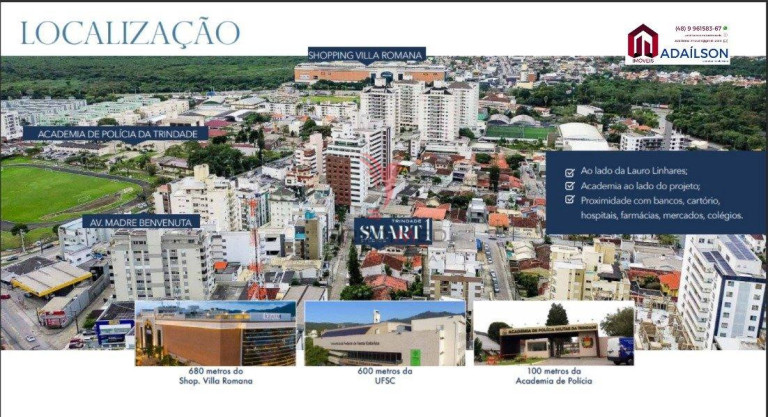 Imagem Imóvel com 1 Quarto à Venda, 23 m² em Trindade - Florianópolis Imagem Imóvel com 1 Quarto à Venda, 23 m² em Trindade - Florianópolis