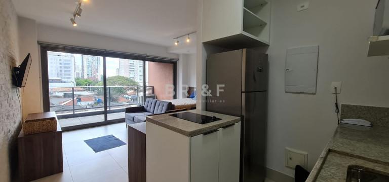 Imagem Apartamento com 1 Quarto para Alugar, 40 m² em Brooklin - São Paulo Imagem Apartamento com 1 Quarto para Alugar, 40 m² em Brooklin - São Paulo