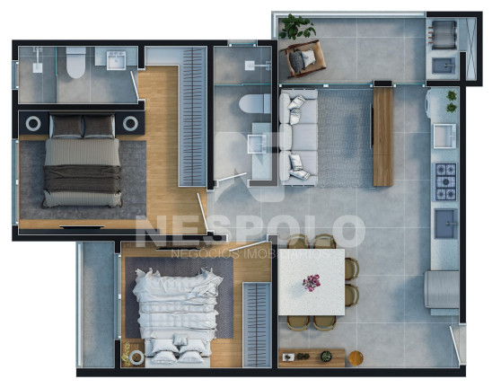 Imagem Apartamento com 1 Quarto à Venda, 65 m² em Dom Bosco - Itajai Imagem Apartamento com 1 Quarto à Venda, 65 m² em Dom Bosco - Itajai