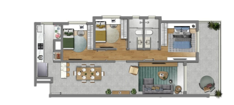 Imagem Apartamento com 3 Quartos à Venda, 94 m² em Petrópolis - Porto Alegre