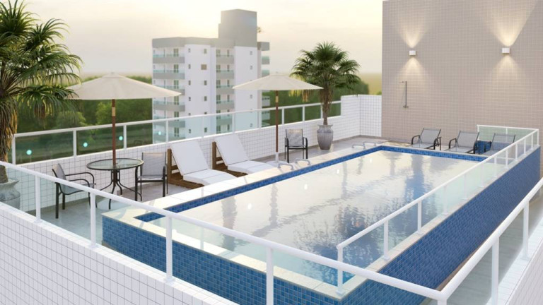 Imagem Apartamento com 2 Quartos à Venda, 69 m² em Guilhermina - Praia Grande