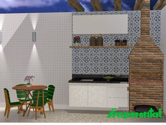 Imagem Casa com 3 Quartos à Venda, 109 m² em Embaré - Santos Imagem Casa com 3 Quartos à Venda, 109 m² em Embaré - Santos