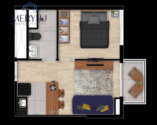 Imagem Apartamento com 1 Quarto à Venda, 31 m² em Vila Mariana - São Paulo