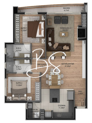 Imagem Apartamento com 2 Quartos à Venda, 100 m² em Centro - Gramado Imagem Apartamento com 2 Quartos à Venda, 100 m² em Centro - Gramado