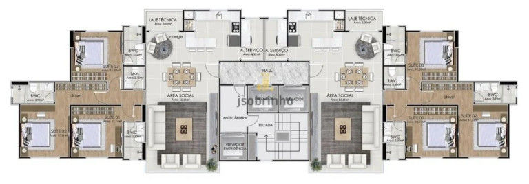 Imagem Apartamento com 3 Quartos à Venda, 136 m² em Centro - Balneário Camboriú Imagem Apartamento com 3 Quartos à Venda, 136 m² em Centro - Balneário Camboriú