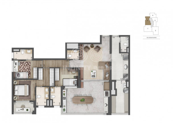 Imagem Apartamento com 3 Quartos à Venda, 136 m² em Brooklin - São Paulo Imagem Apartamento com 3 Quartos à Venda, 136 m² em Brooklin - São Paulo