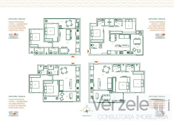 Imagem Imóvel com 2 Quartos à Venda, 76 m² em São Francisco De Assis - Camboriú
