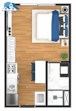 Imagem Apartamento com 2 Quartos à Venda, 35 m² em Vila Re - São Paulo