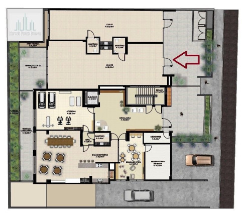 Imagem Sala Comercial à Venda, 122 m² em São Francisco - Bento Gonçalves