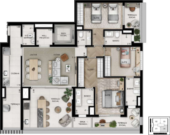 Imagem Apartamento com 3 Quartos à Venda, 141 m² em Vila Mariana - São Paulo Imagem Apartamento com 3 Quartos à Venda, 141 m² em Vila Mariana - São Paulo