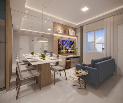 Imagem Casa de Condomínio com 2 Quartos à Venda, 42 m² em Estados - Fazenda Rio Grande