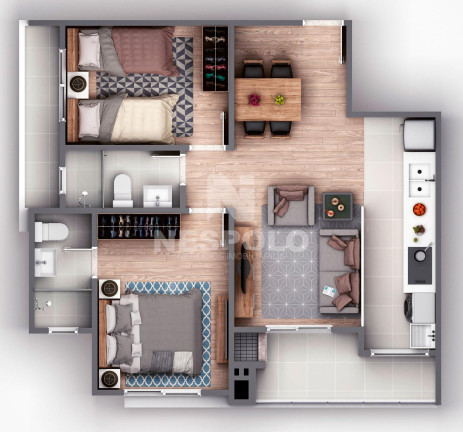 Imagem Apartamento com 1 Quarto à Venda, 61 m² em Vila Operaria - Itajai Imagem Apartamento com 1 Quarto à Venda, 61 m² em Vila Operaria - Itajai