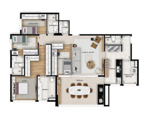 Imagem Apartamento com 4 Quartos à Venda, 153 m² em Jardim Prudência - São Paulo