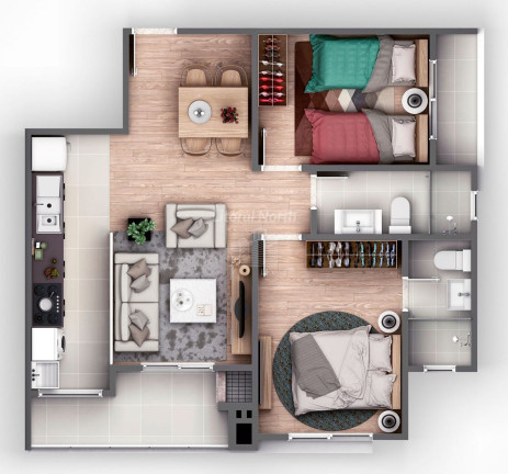 Imagem Apartamento com 2 Quartos à Venda, 63 m² em Vila Operária - Itajaí