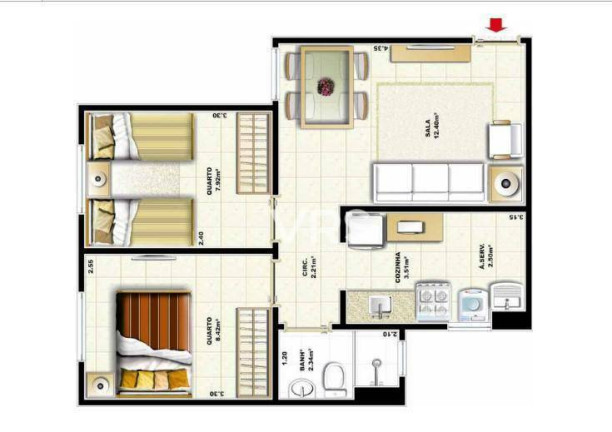 Imagem Apartamento com 2 Quartos à Venda, 47 m² em Cascata Do Imbuí - Teresópolis Imagem Apartamento com 2 Quartos à Venda, 47 m² em Cascata Do Imbuí - Teresópolis
