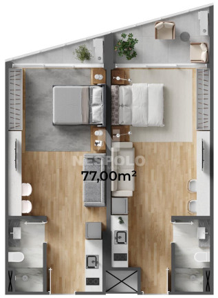 Imagem Apartamento com 1 Quarto à Venda, 46 m² em Centro - Itajai Imagem Apartamento com 1 Quarto à Venda, 46 m² em Centro - Itajai