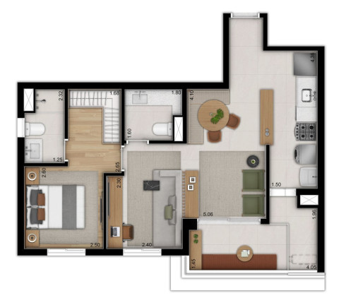 Imagem Apartamento com 1 Quarto à Venda, 41 m² em Moema - São Paulo Imagem Apartamento com 1 Quarto à Venda, 41 m² em Moema - São Paulo