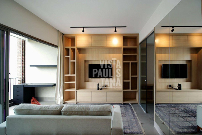 Imagem Apartamento com 1 Quarto para Alugar, 50 m² em Itaim Bibi - São Paulo Imagem Apartamento com 1 Quarto para Alugar, 50 m² em Itaim Bibi - São Paulo
