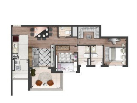 Imagem Apartamento com 3 Quartos à Venda, 137 m² em Chácara Santo Antonio - São Paulo Imagem Apartamento com 3 Quartos à Venda, 137 m² em Chácara Santo Antonio - São Paulo