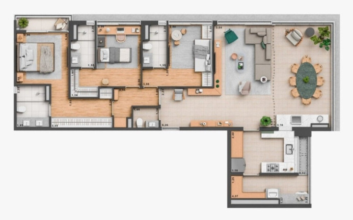 Imagem Apartamento com 3 Quartos à Venda, 134 m² em Pinheiros - São Paulo