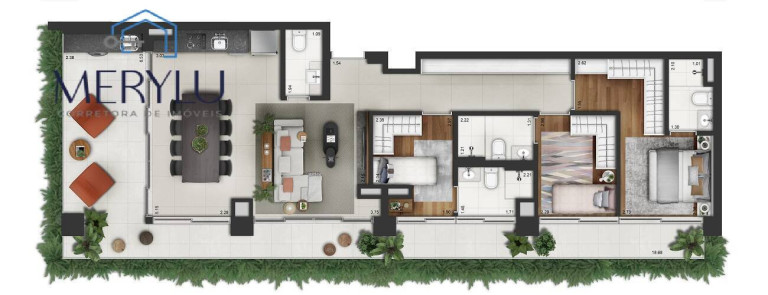 Imagem Apartamento com 2 Quartos à Venda, 131 m² em Campo Belo - São Paulo