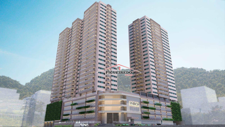 Apartamento com 2 Quartos à Venda, 93 m² em Canto Do Forte - Praia Grande