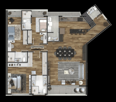 Imagem Imóvel com 3 Quartos à Venda, 204 m² em Hugo Lange - Curitiba Imagem Imóvel com 3 Quartos à Venda, 204 m² em Hugo Lange - Curitiba