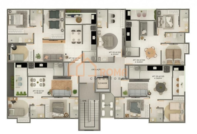 Imagem Apartamento com 2 Quartos à Venda, 55 m² em Intermares - Cabedelo