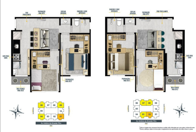 Imagem Apartamento com 2 Quartos à Venda, 60 m² em Praia De Itaparica - Vila Velha Imagem Apartamento com 2 Quartos à Venda, 60 m² em Praia De Itaparica - Vila Velha