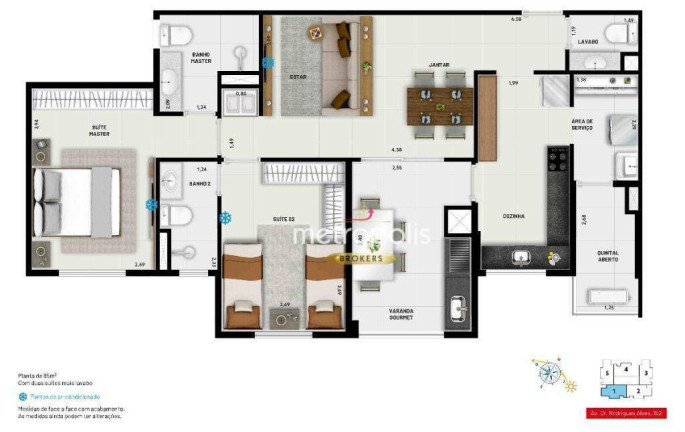 Imagem Apartamento com 2 Quartos à Venda, 85 m² em Fundação - São Caetano Do Sul Imagem Apartamento com 2 Quartos à Venda, 85 m² em Fundação - São Caetano Do Sul