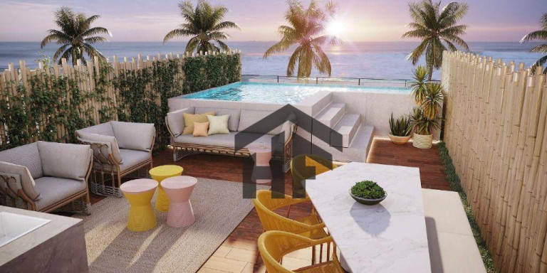 Flat com 1 Quarto à Venda, 30 m² em Praia Muro Alto - Ipojuca
