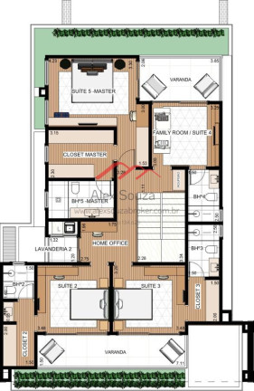 Imagem Casa com 5 Quartos à Venda, 269 m² em Parque Brasil 500 - Paulínia Imagem Casa com 5 Quartos à Venda, 269 m² em Parque Brasil 500 - Paulínia